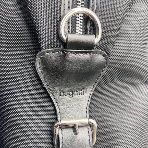 AMC Networks Black Nylon & Leather  Adjustable Shoulder Strap Duffle Bag Sz XL - Picture 6 of 12